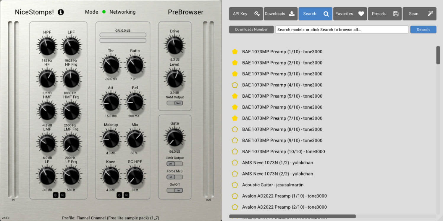 PreBrowser Interface